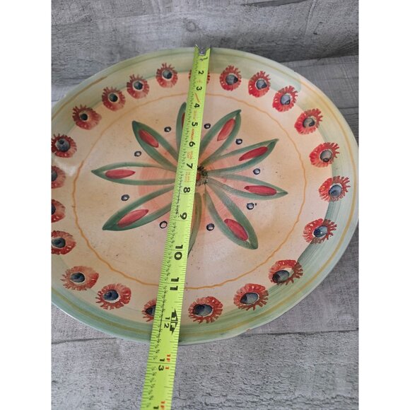 Vtg Modigliani Handmade Italian Serving Bowl 12.5" Diameter - Picture 5 of 5